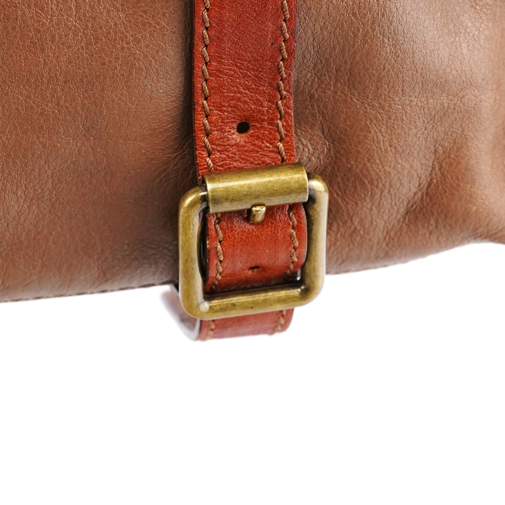 Light Brown Leather Tracy Tote Bag