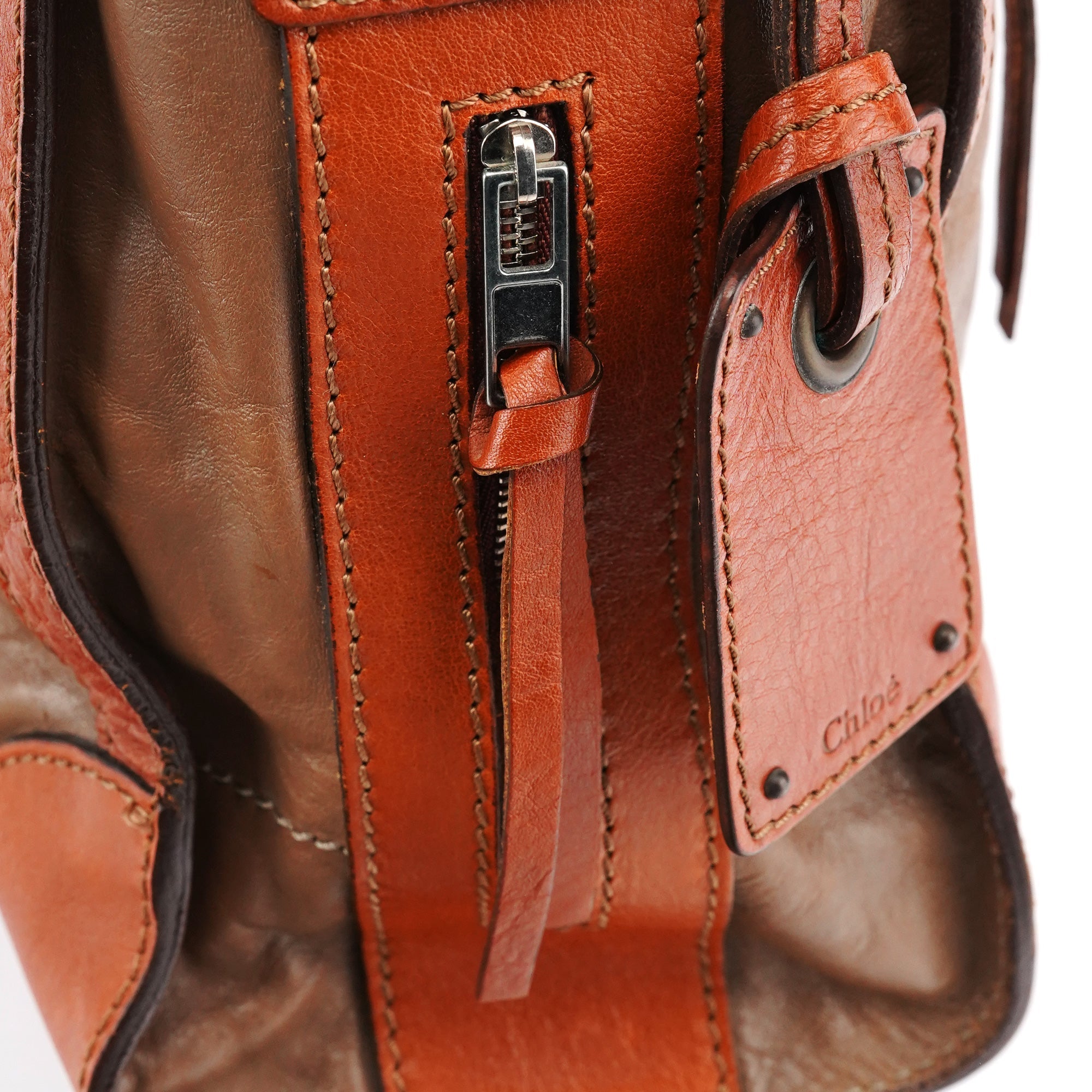 Light Brown Leather Tracy Tote Bag