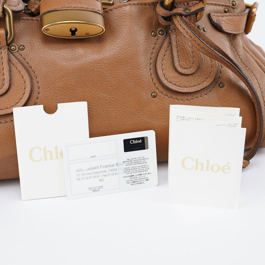 Light Brown Paddington Shoulder Bag
