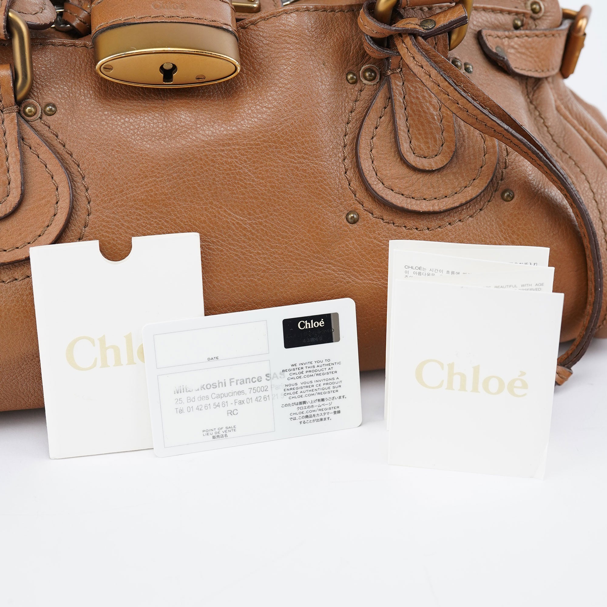 Light Brown Paddington Shoulder Bag