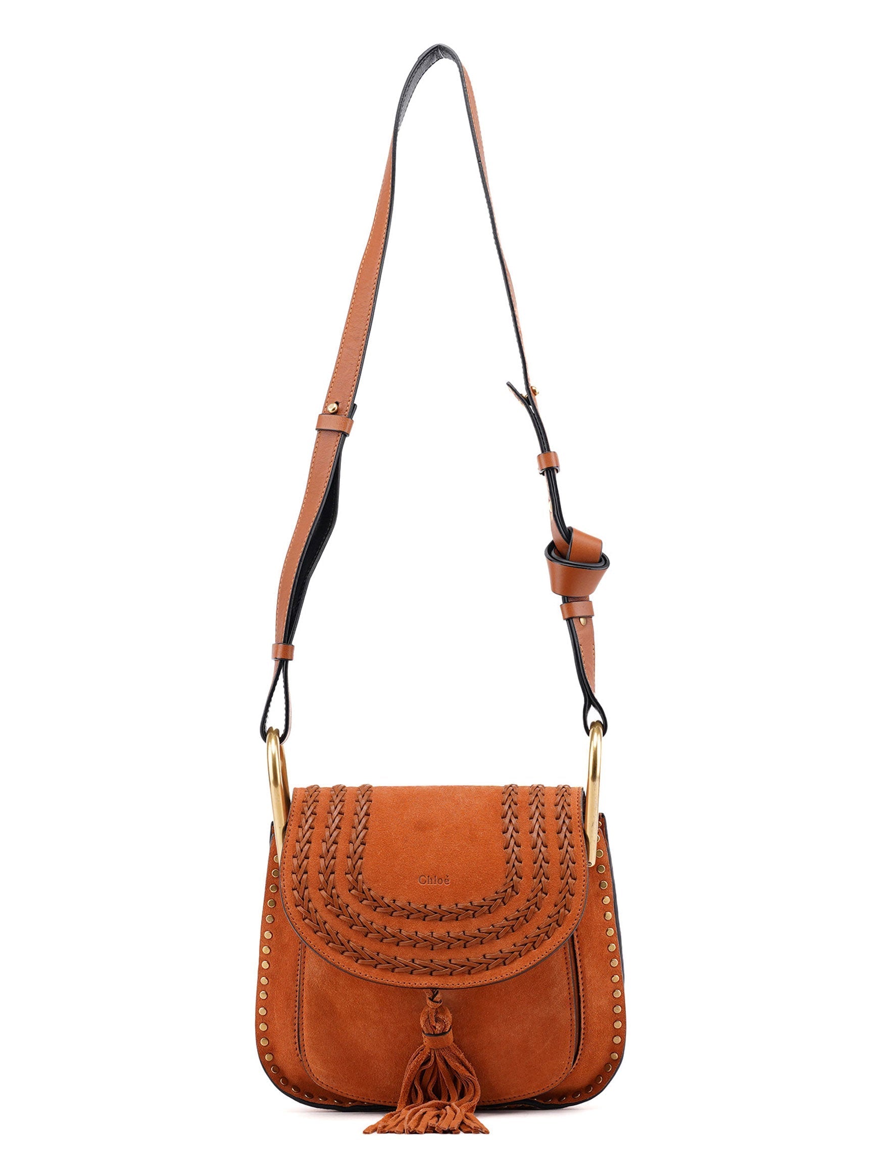 Light Brown Suede Leather Shoulder Bag