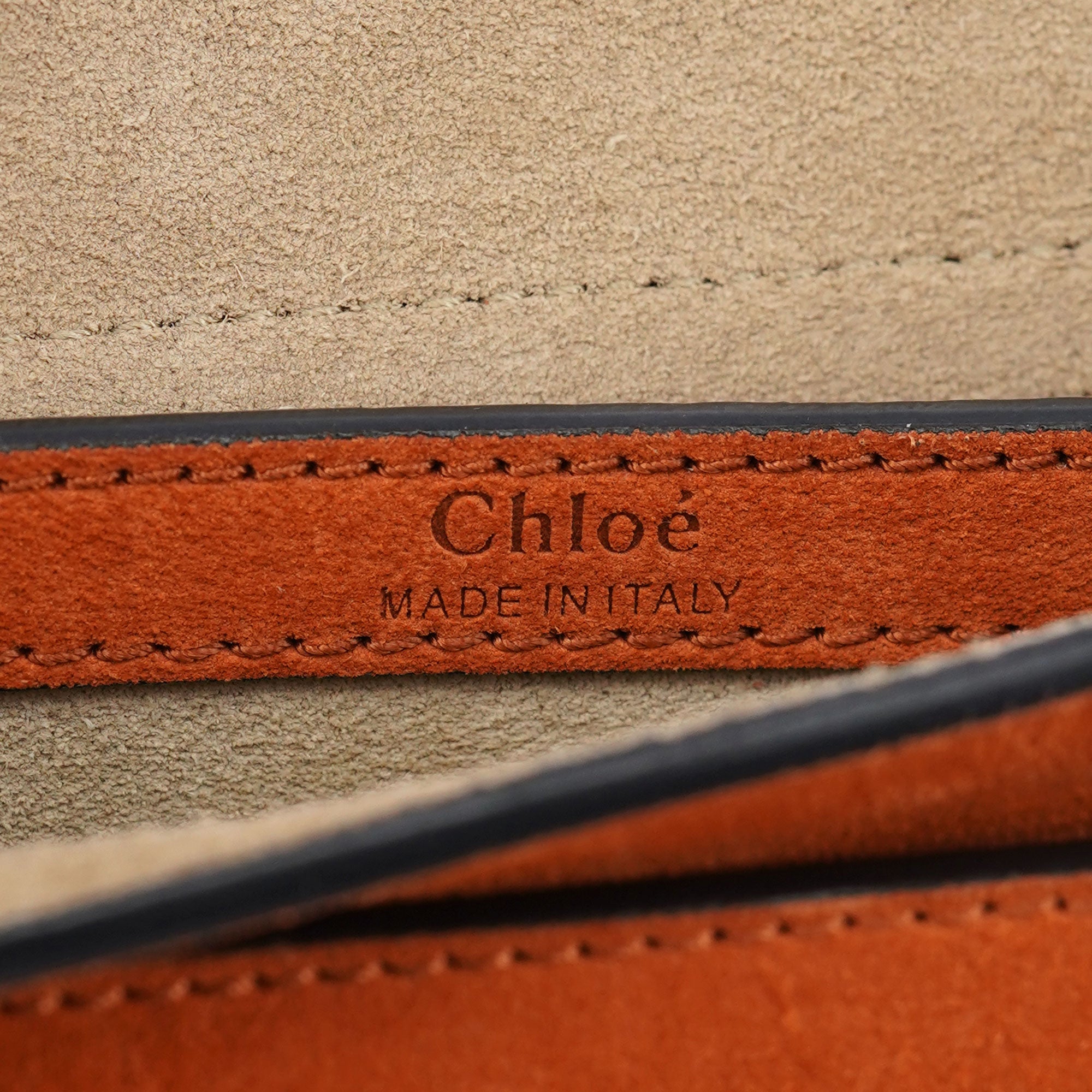 Light Brown Suede Leather Shoulder Bag