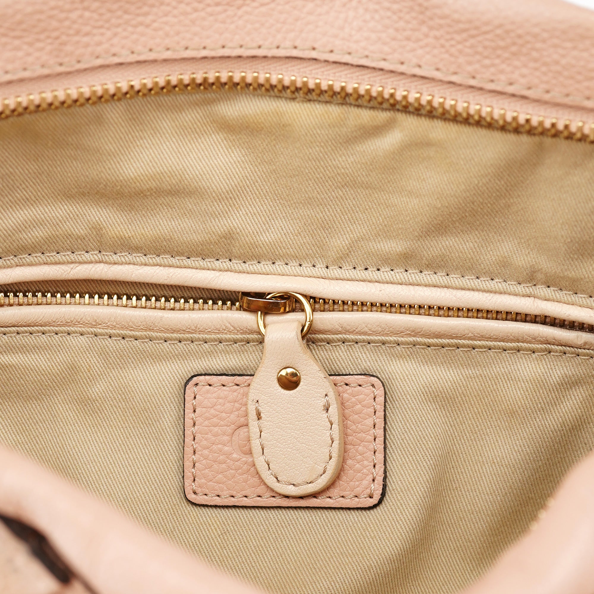 Light Pink Leather Paraty 2-Way Shoulder Bag