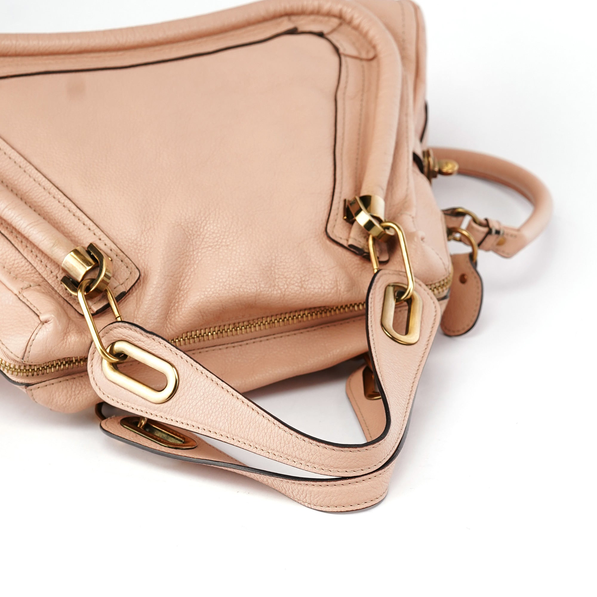 Light Pink Leather Paraty 2-Way Shoulder Bag