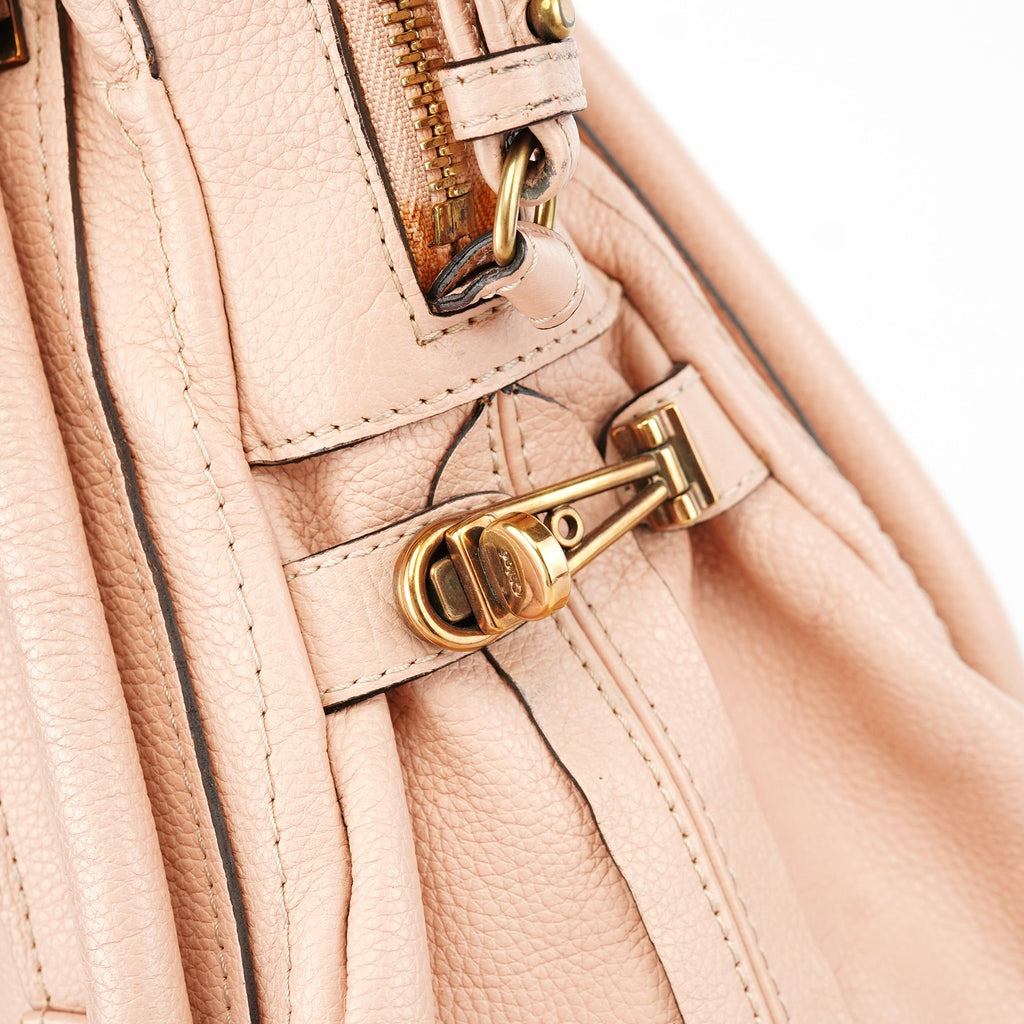 Light Pink Leather Paraty 2-Way Shoulder Bag