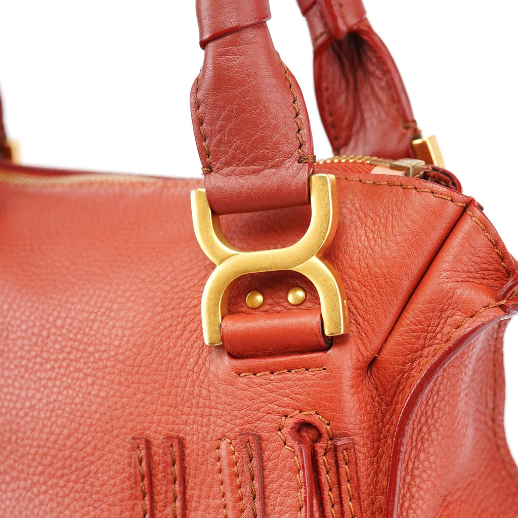 Maple Red Leather Marcie 2-Way Bag