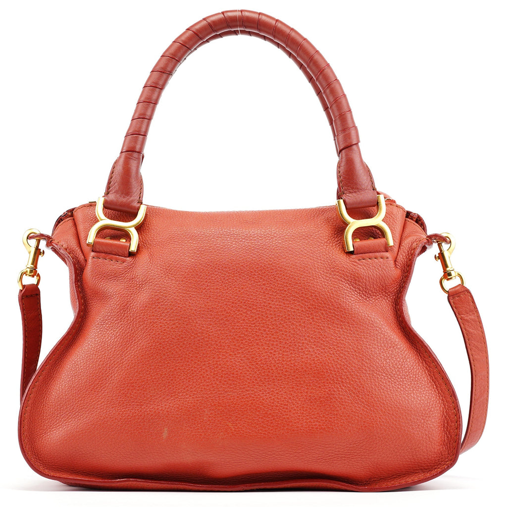 Maple Red Leather Marcie 2-Way Bag