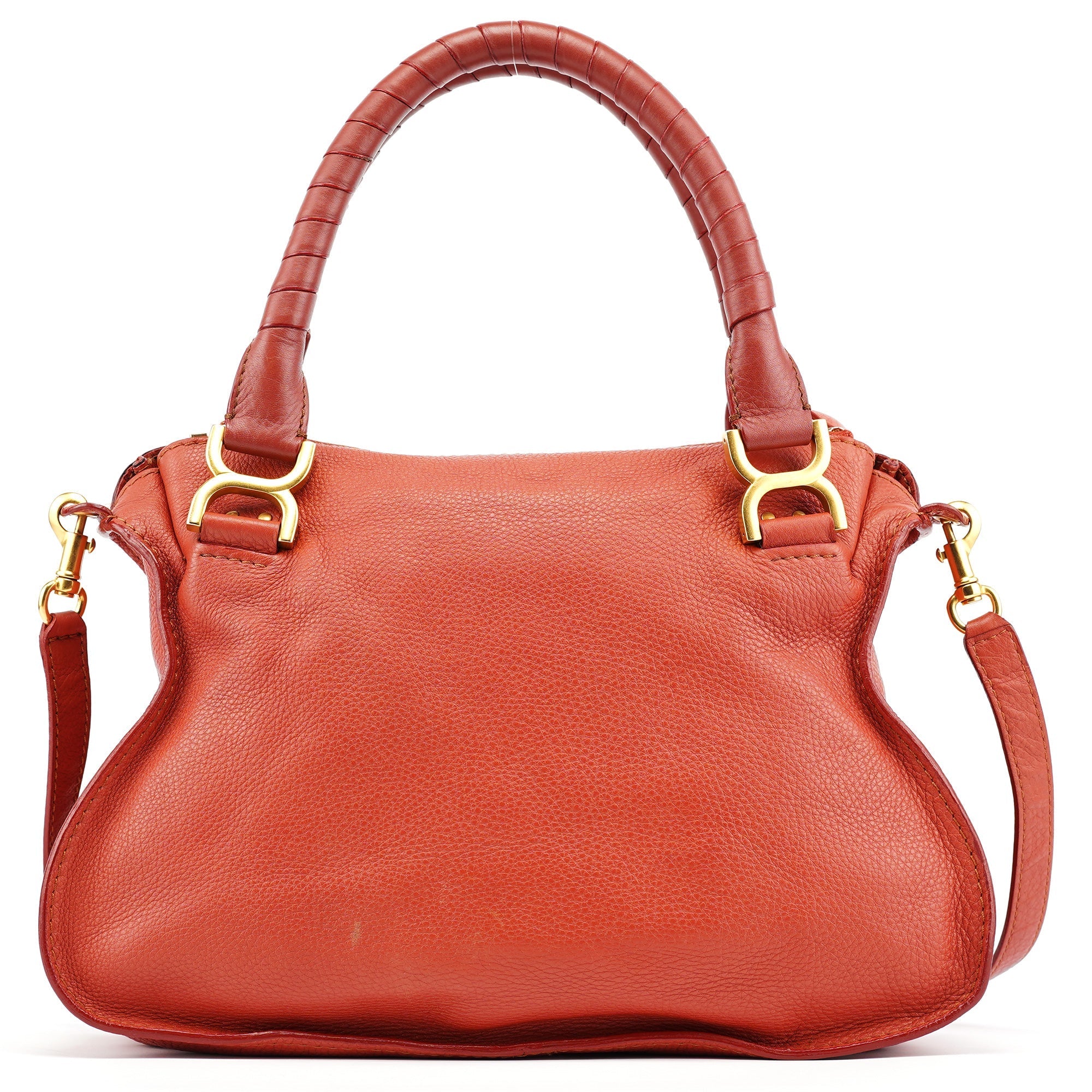 Maple Red Leather Marcie 2-Way Bag