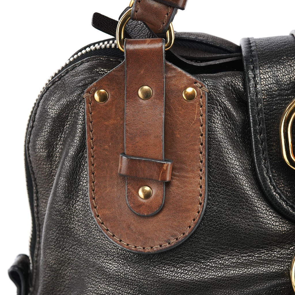 Metallic Leather Kerala Tote Bag