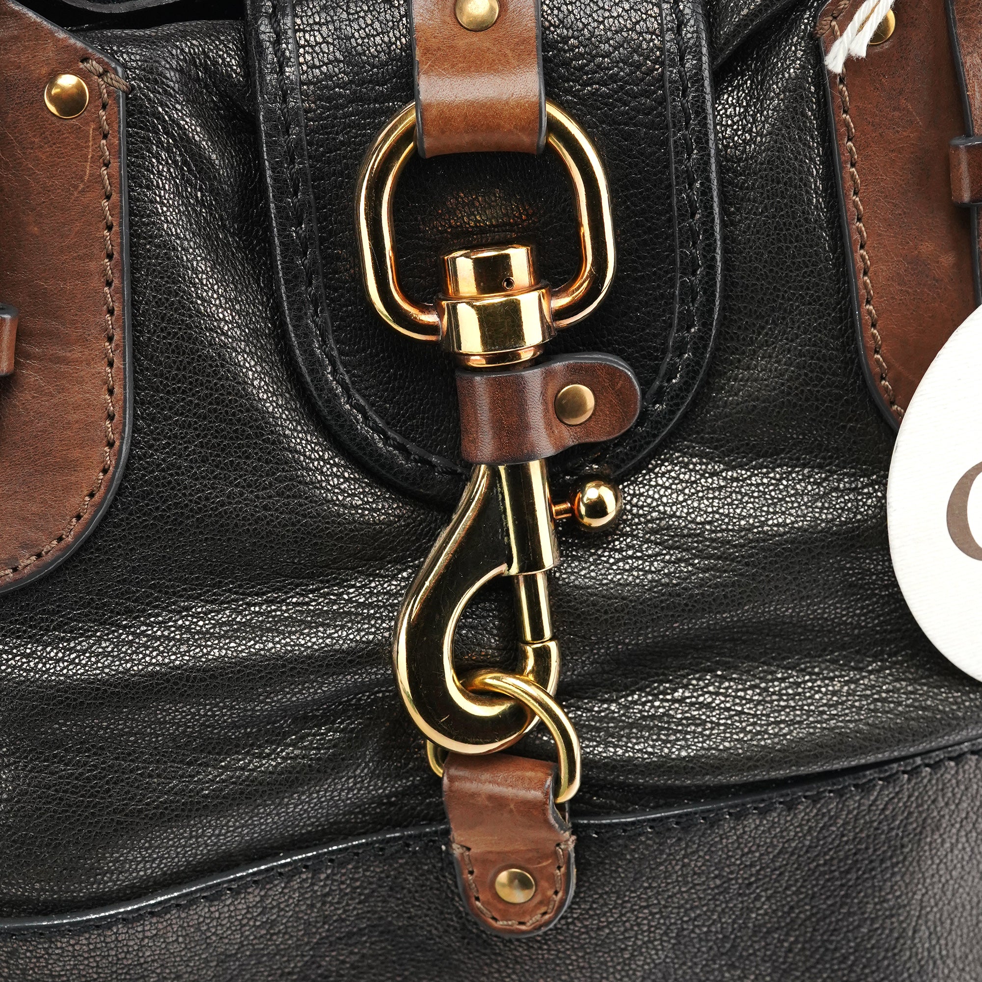Metallic Leather Kerala Tote Bag