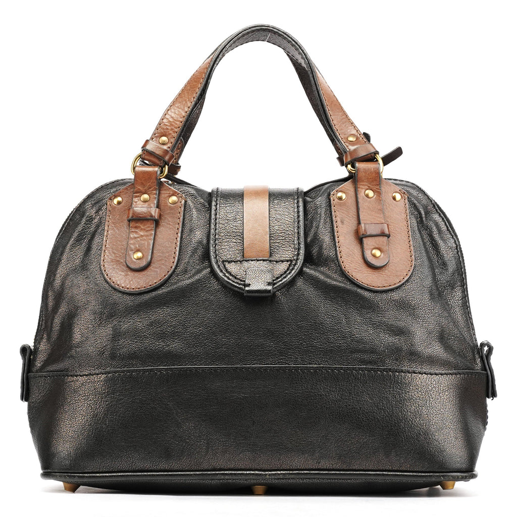 Metallic Leather Kerala Tote Bag