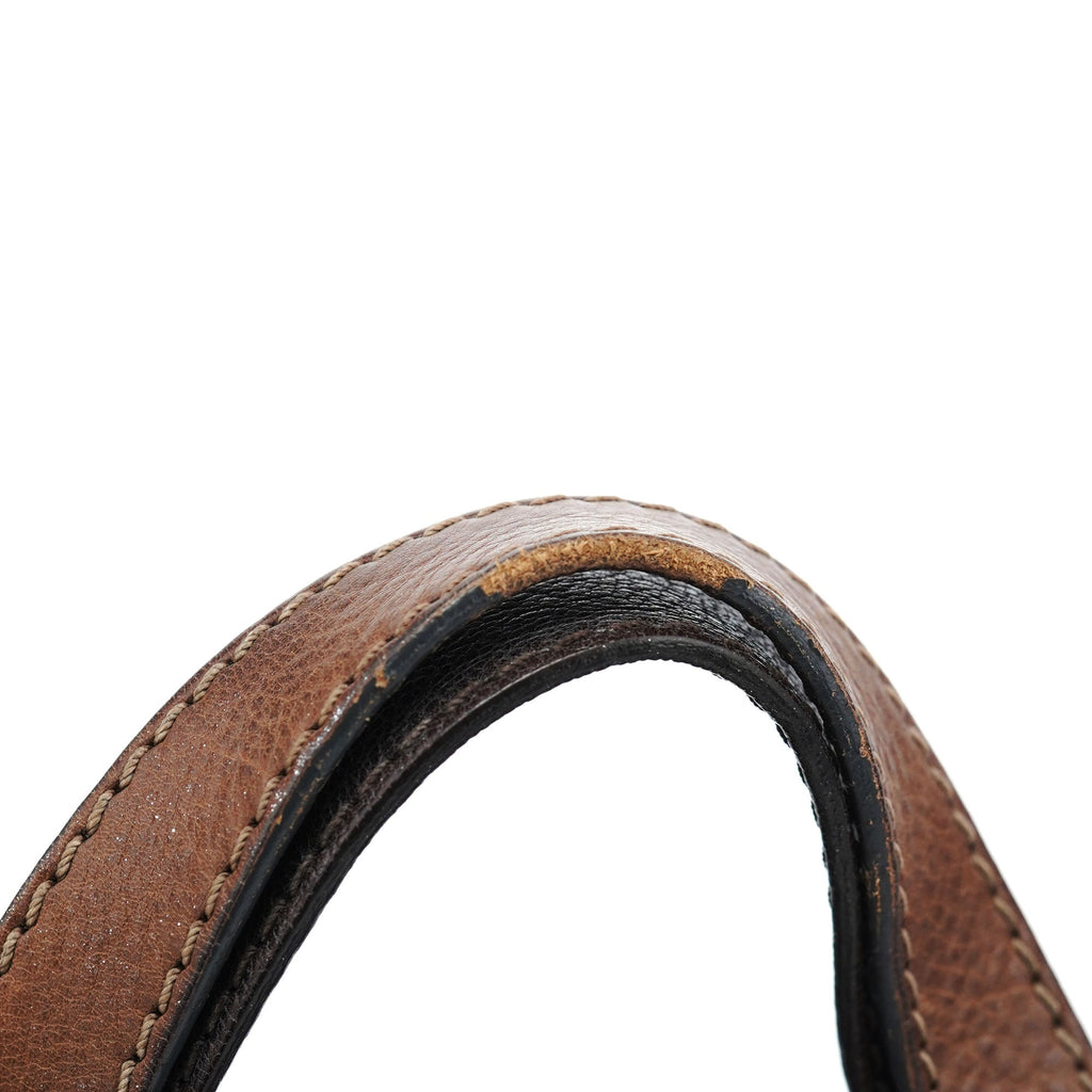 Metallic Leather Kerala Tote Bag