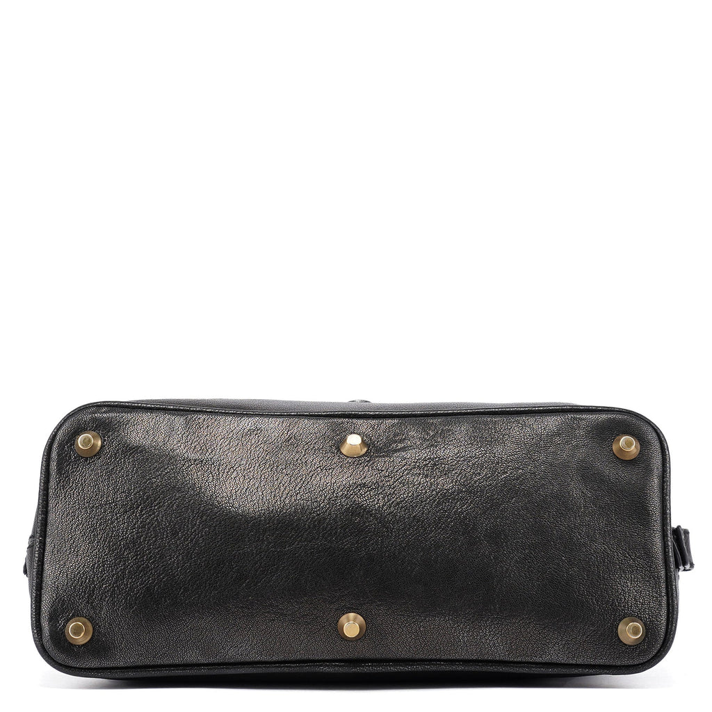 Metallic Leather Kerala Tote Bag