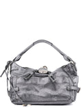 Metallic Leather Paddington Shoulder Bag