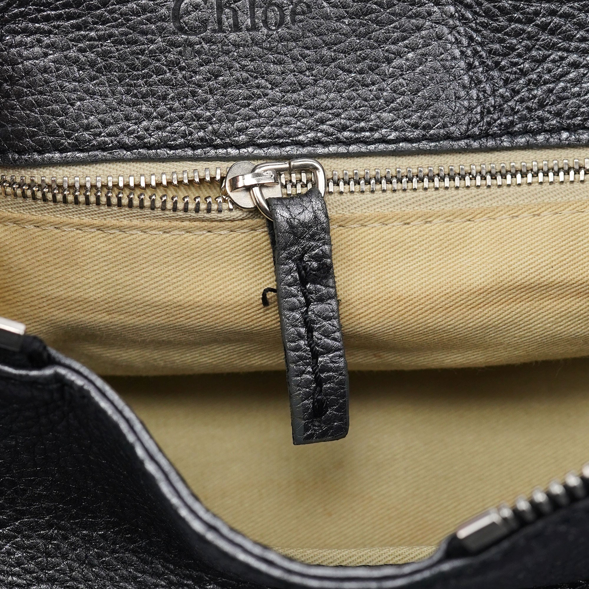 Metallic Leather Paddington Shoulder Bag