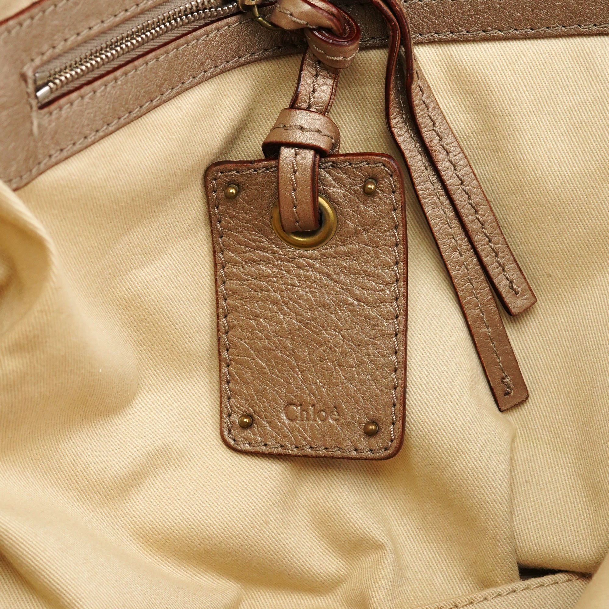 Metallic Leather Tracy Tote Bag