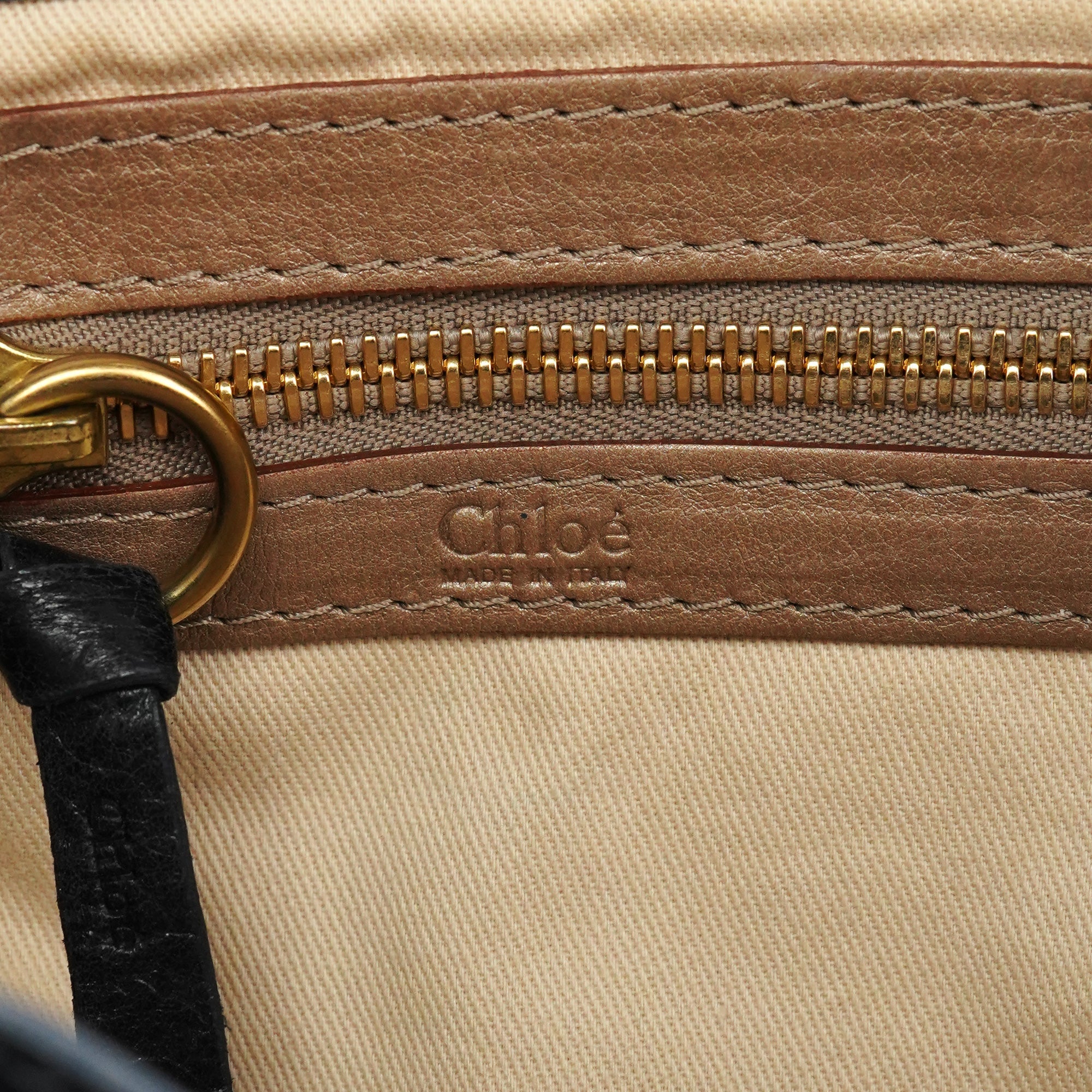 Navy Leather Bay Shoulder Bag