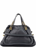 Navy Leather Paraty 2-Way Bag