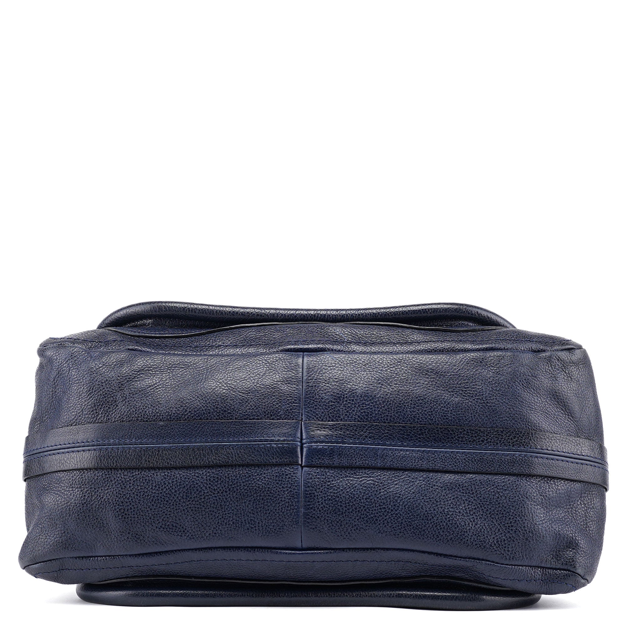 Navy Leather Paraty 2-Way Crossbody Bag