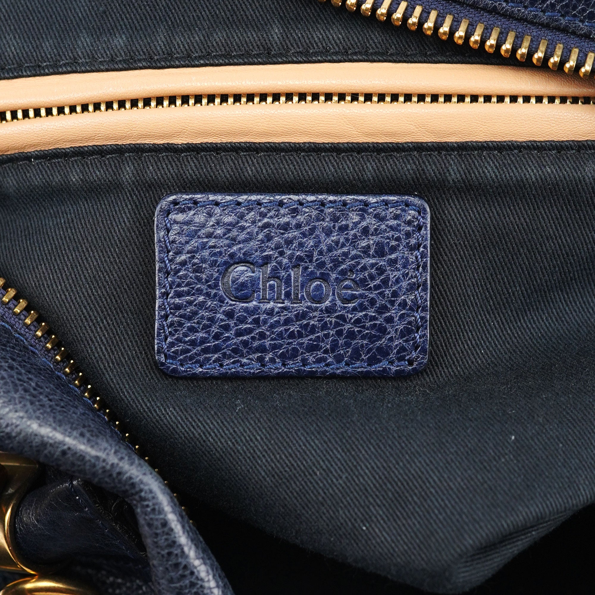 Navy Leather Paraty 2-Way Crossbody Bag