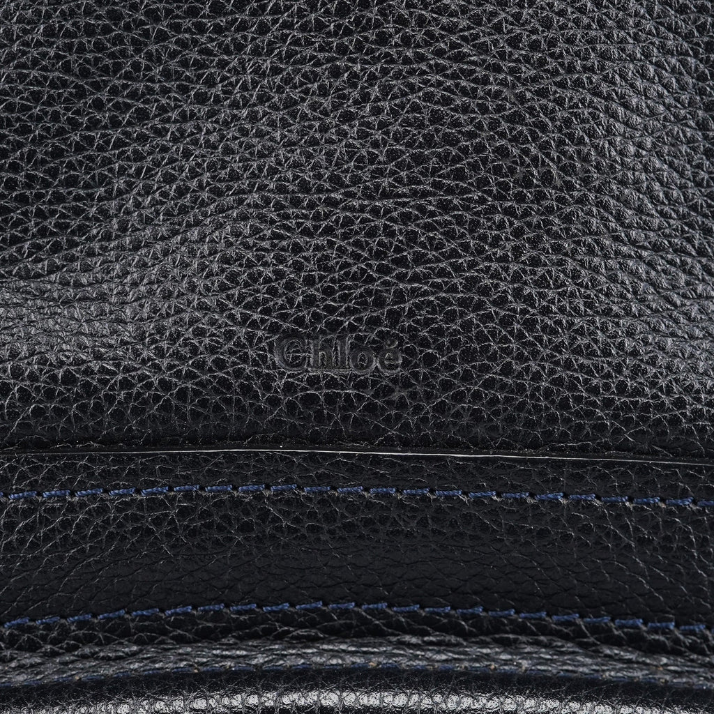 Navy Leather Paraty 2-Way Shoulder Bag