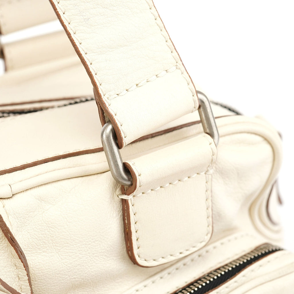 Off-White Lambskin Betty Shoulder Bag