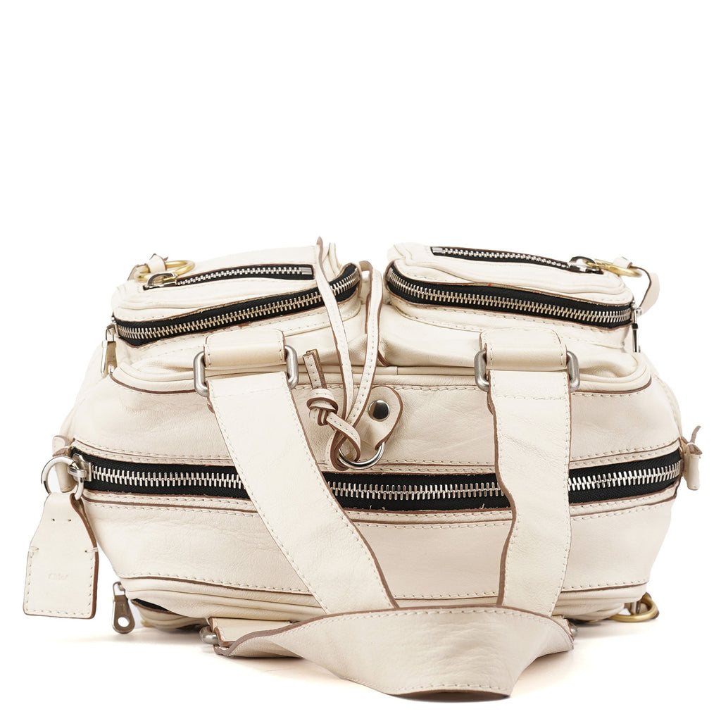 Off-White Lambskin Betty Shoulder Bag