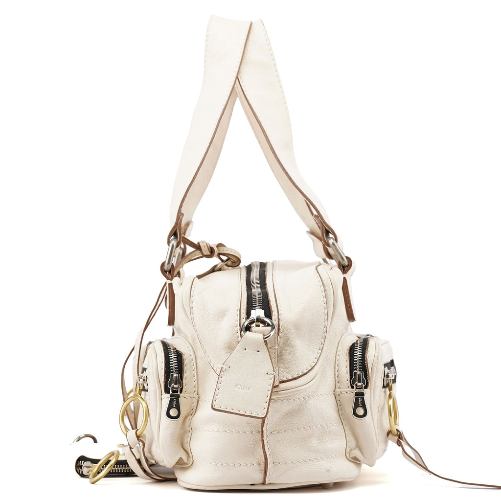 Off-White Lambskin Betty Shoulder Bag