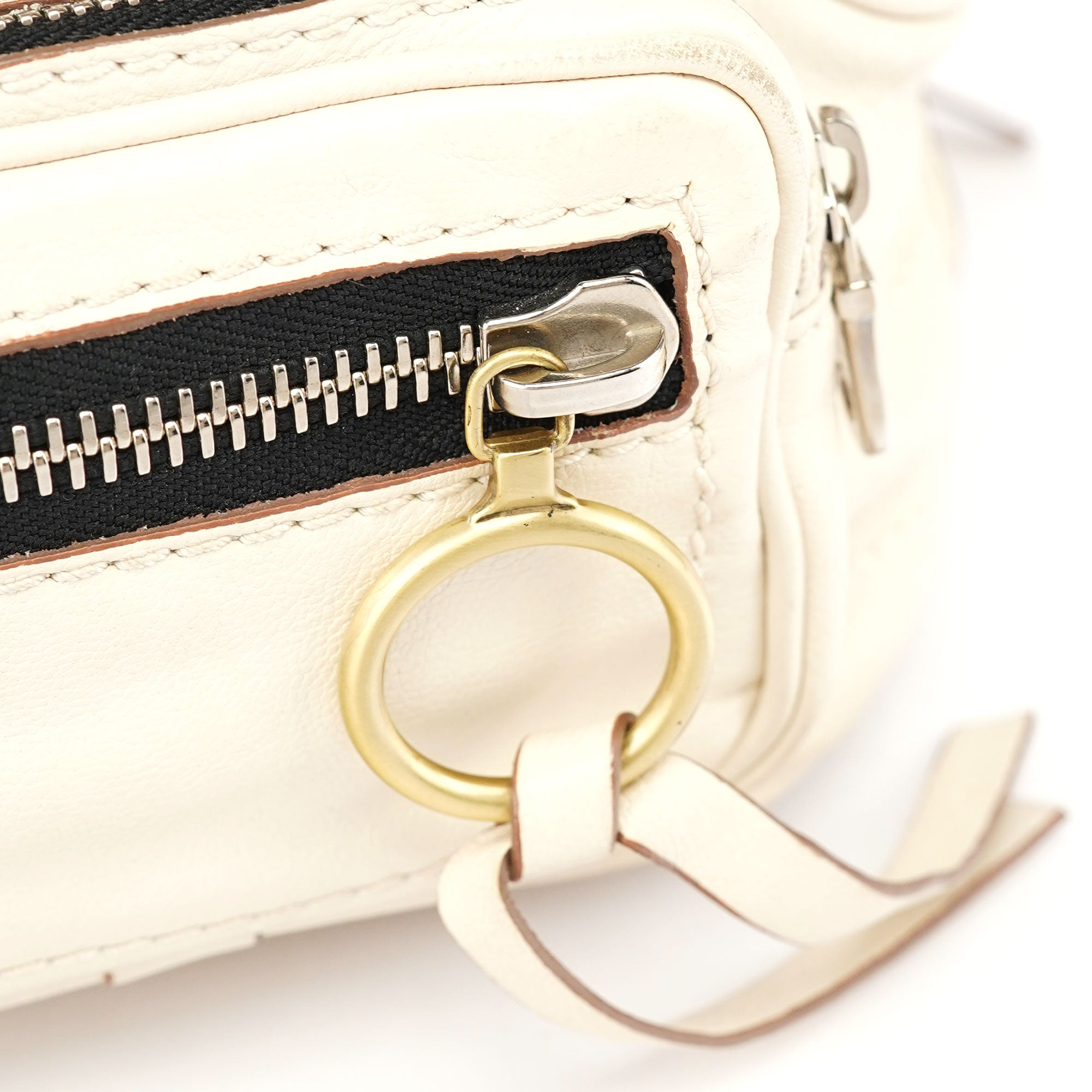 Off-White Lambskin Betty Shoulder Bag