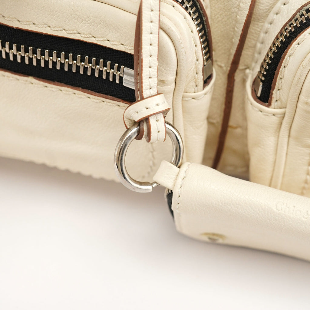 Off-White Lambskin Betty Shoulder Bag