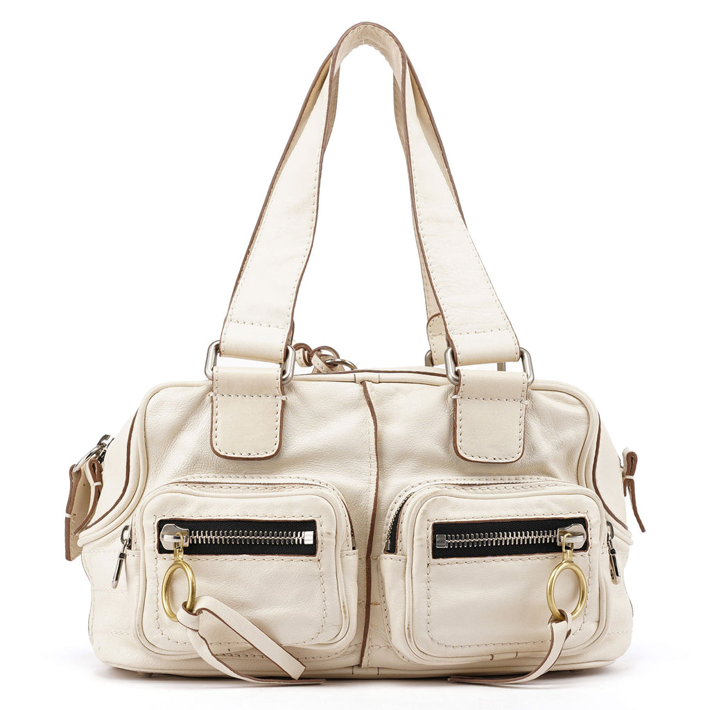 Off-White Lambskin Betty Shoulder Bag