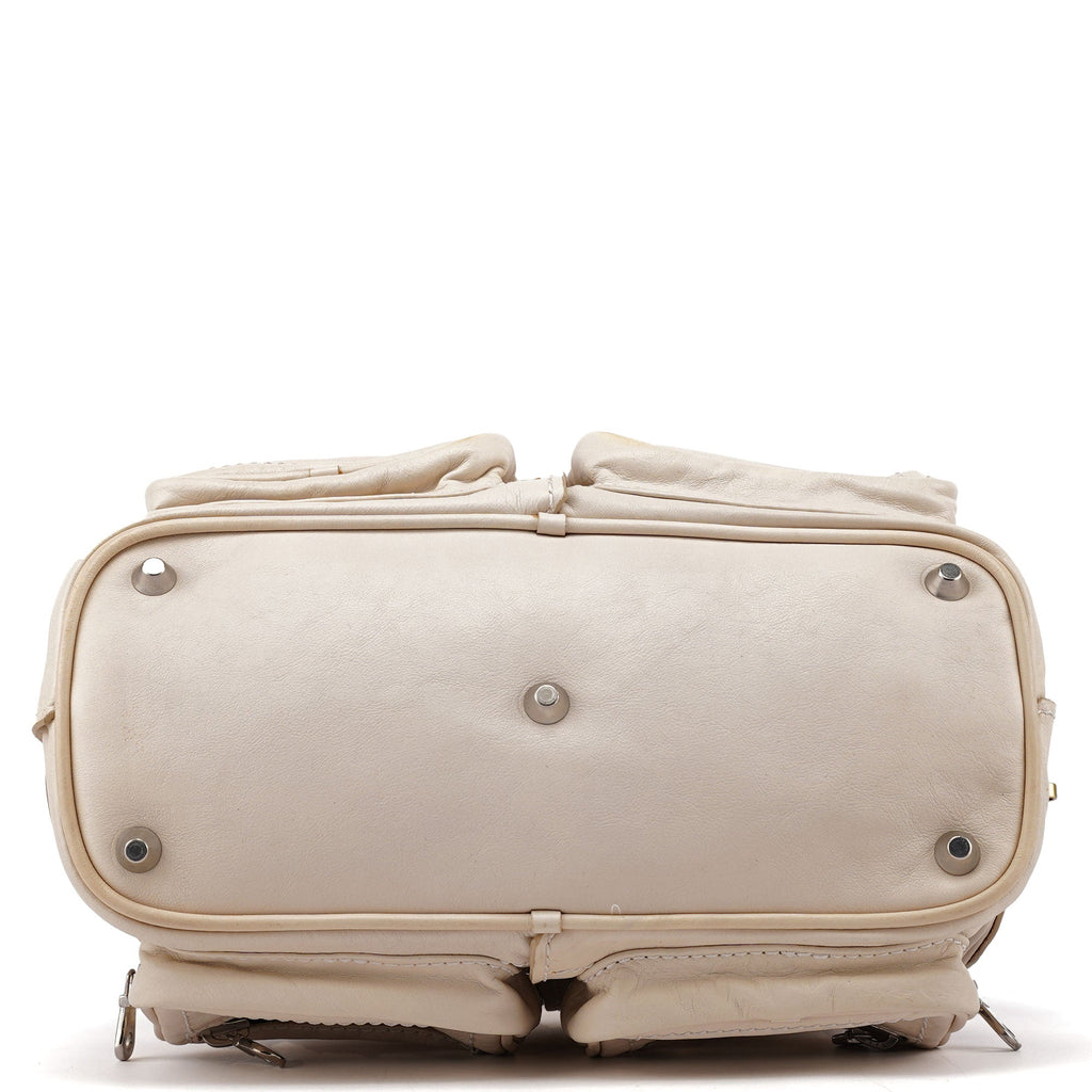 Off-White Leather Betty Tote Bag