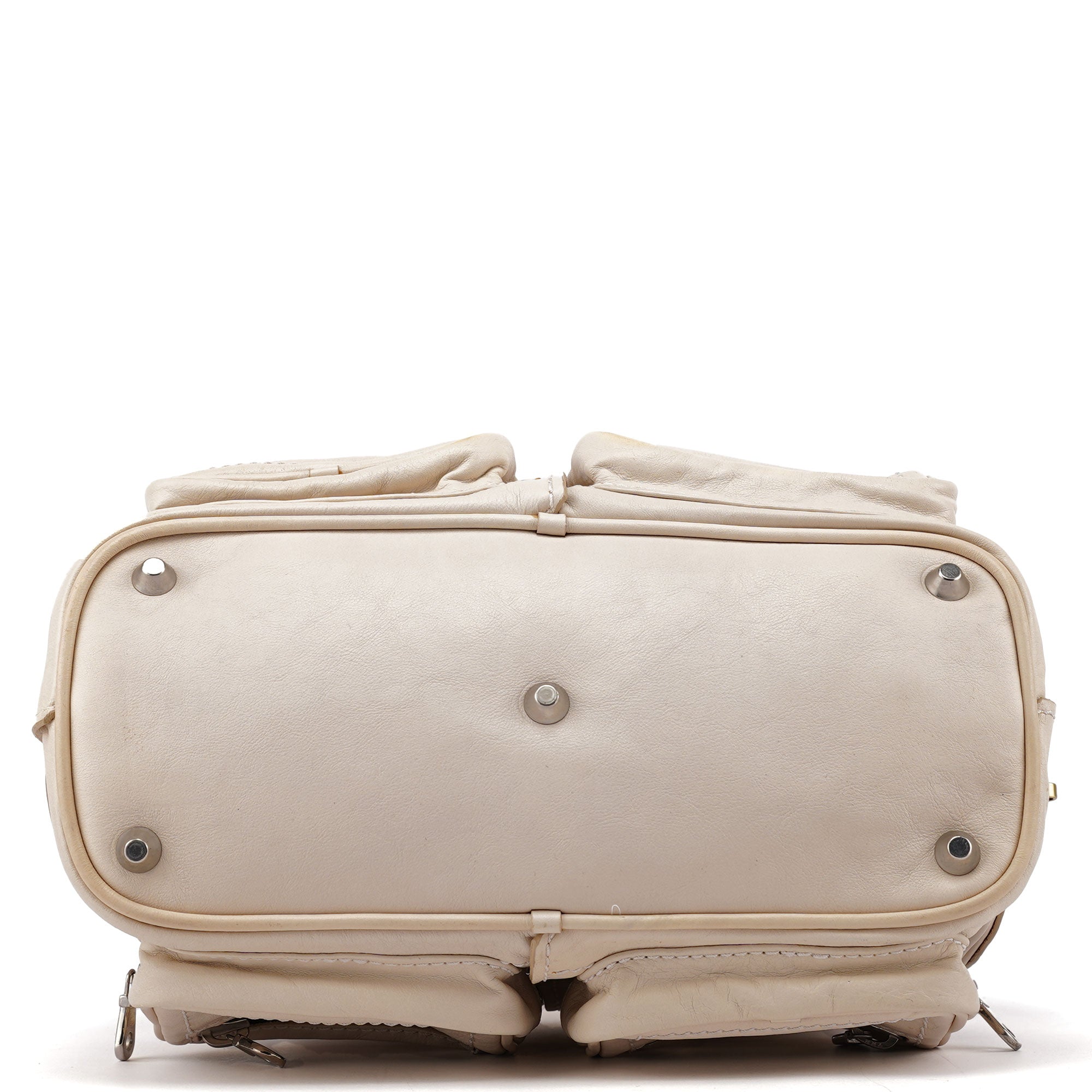 Off-White Leather Betty Tote Bag
