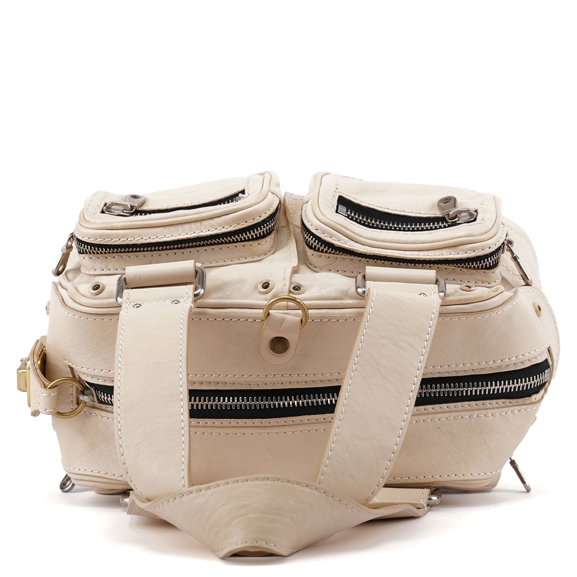 Off-White Leather Betty Tote Bag