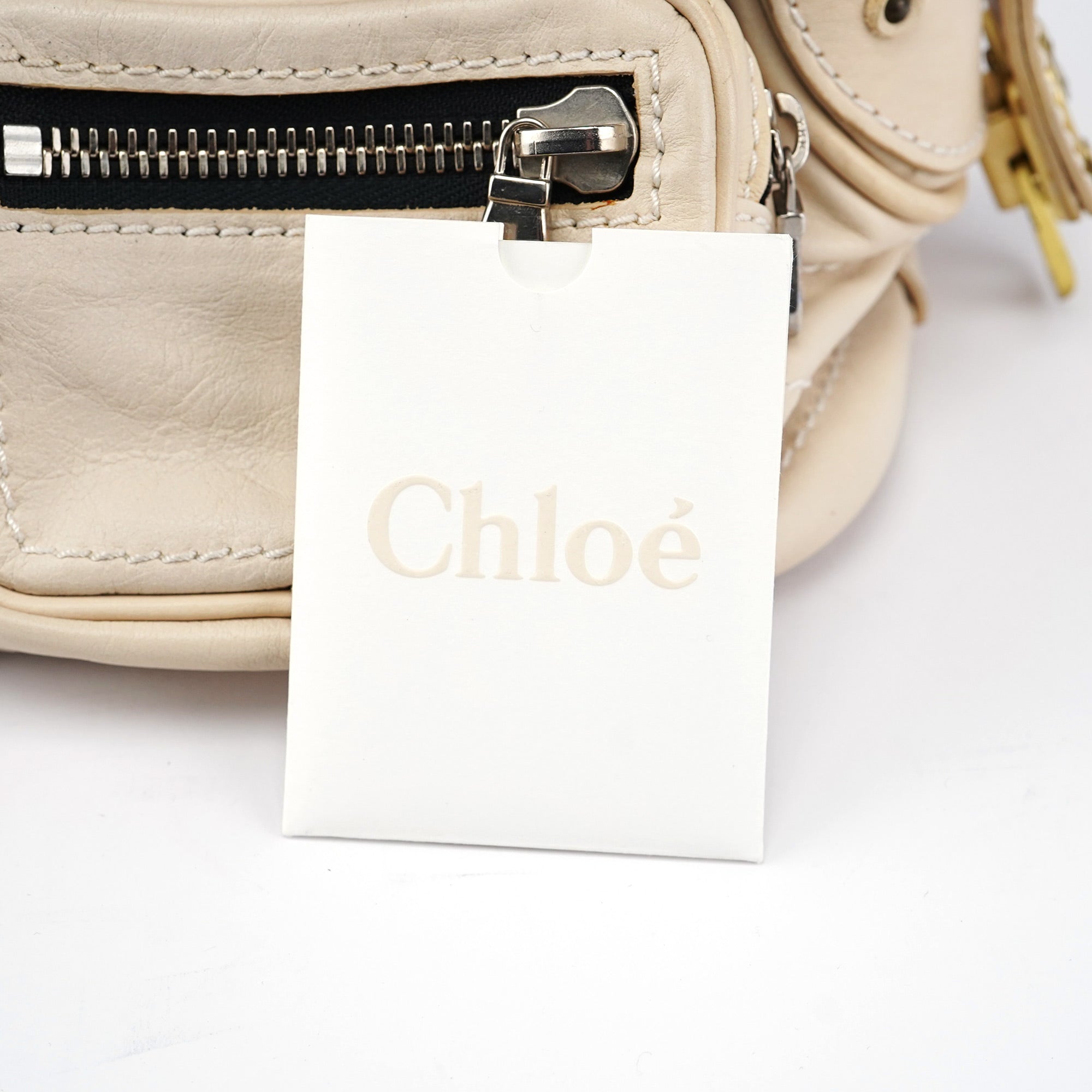 Off-White Leather Betty Tote Bag