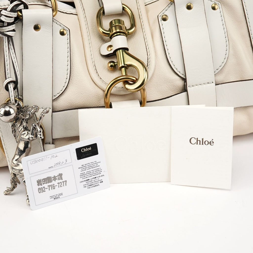 Off-White Leather Kerala Shoulder Bag