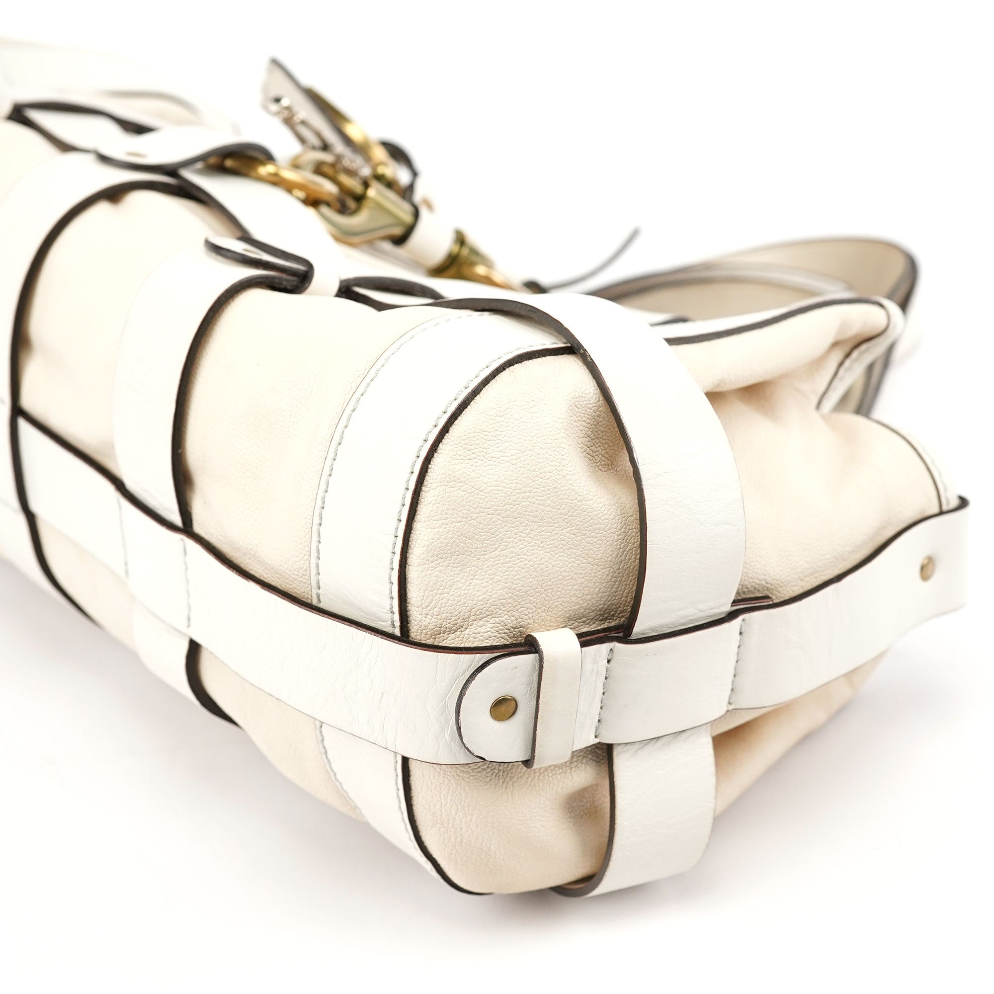 Off-White Leather Kerala Shoulder Bag