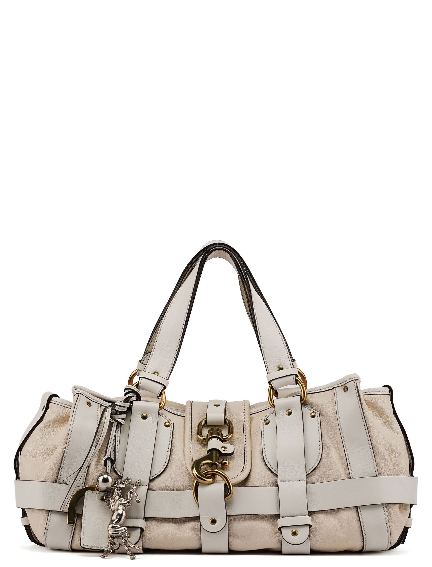 Off-White Leather Kerala Shoulder Bag