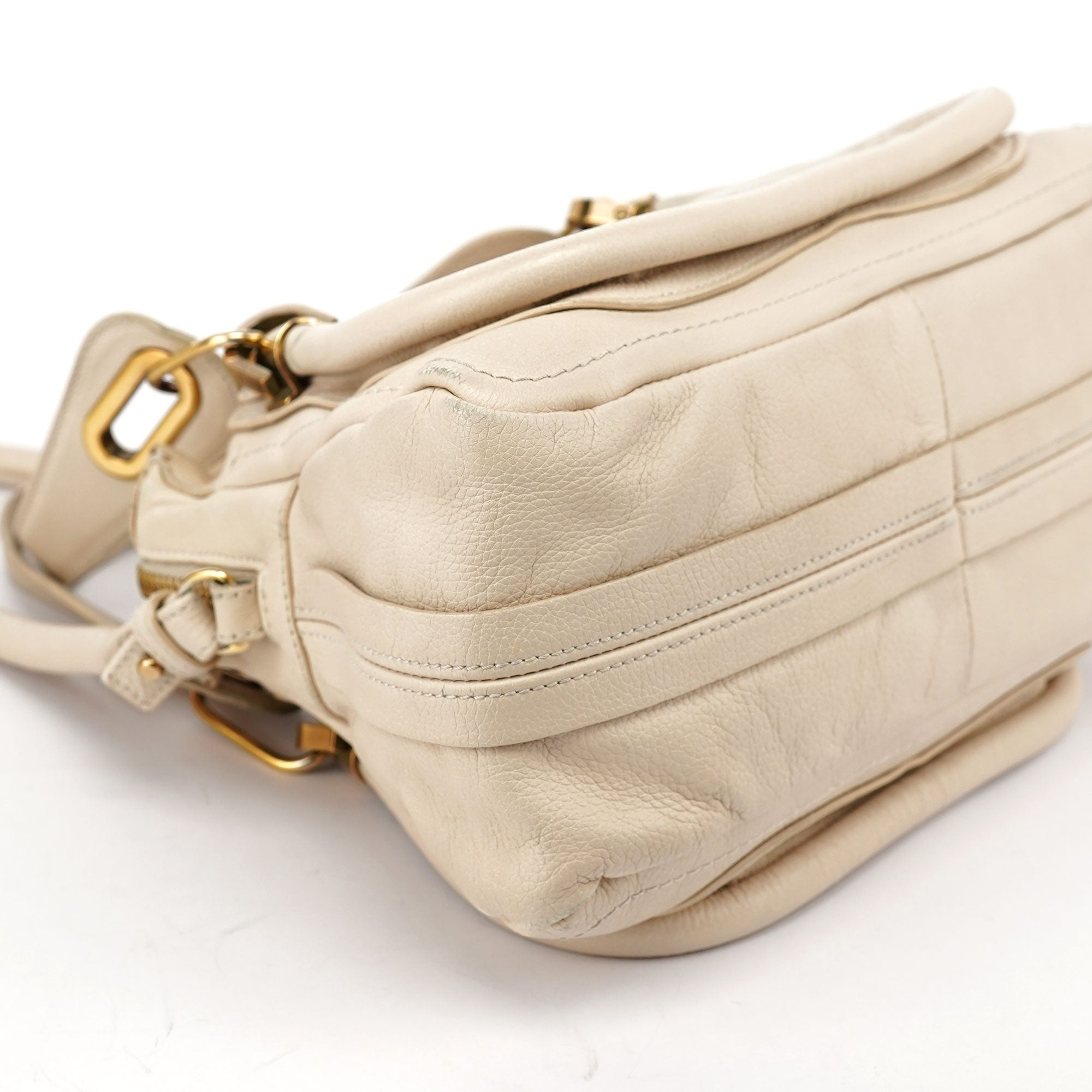 Off-White Leather Paraty 2-Way Shoulder Bag
