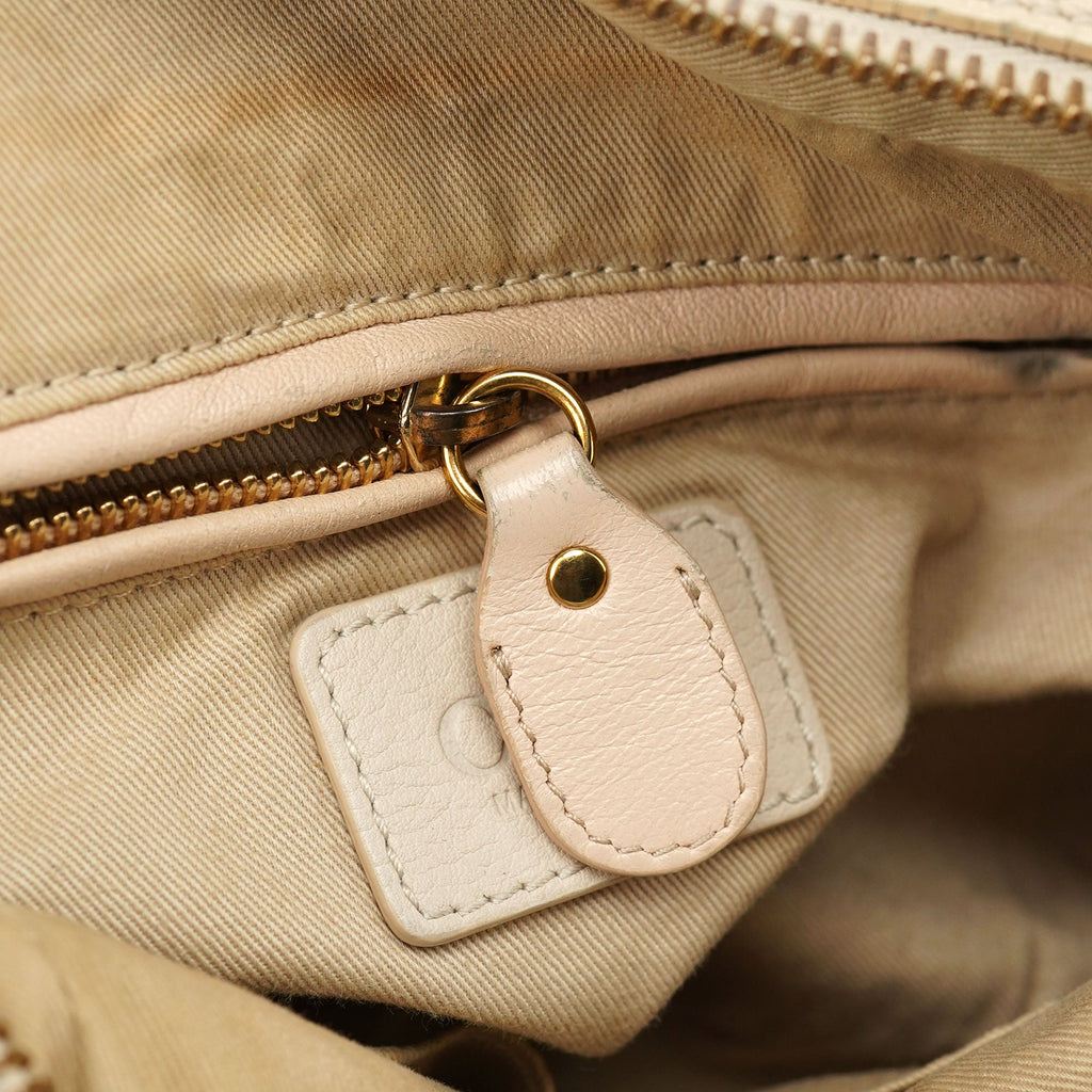 Off-White Leather Paraty 2-Way Shoulder Bag