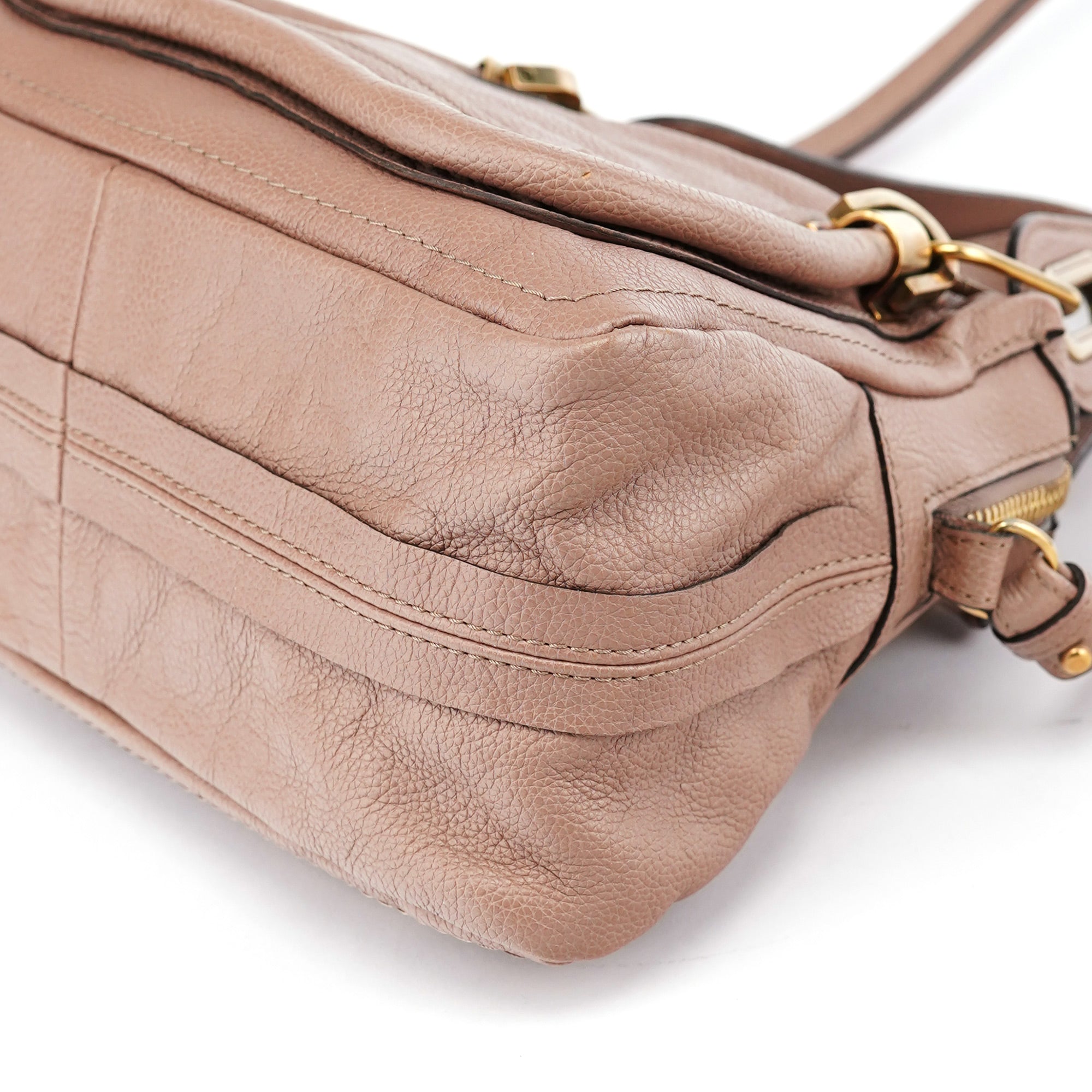 Old Rose Leather Paraty 2-Way Shoulder Bag