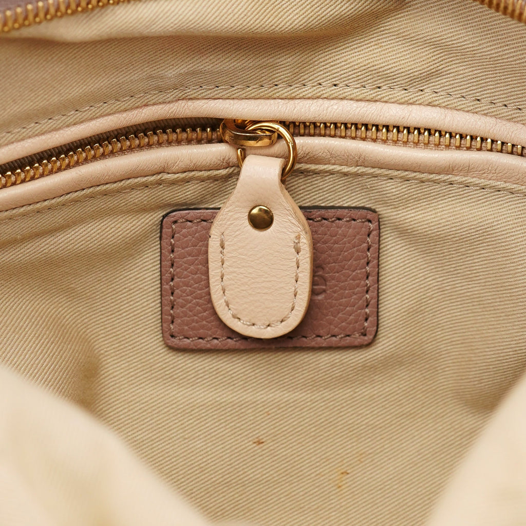 Old Rose Leather Paraty 2-Way Shoulder Bag
