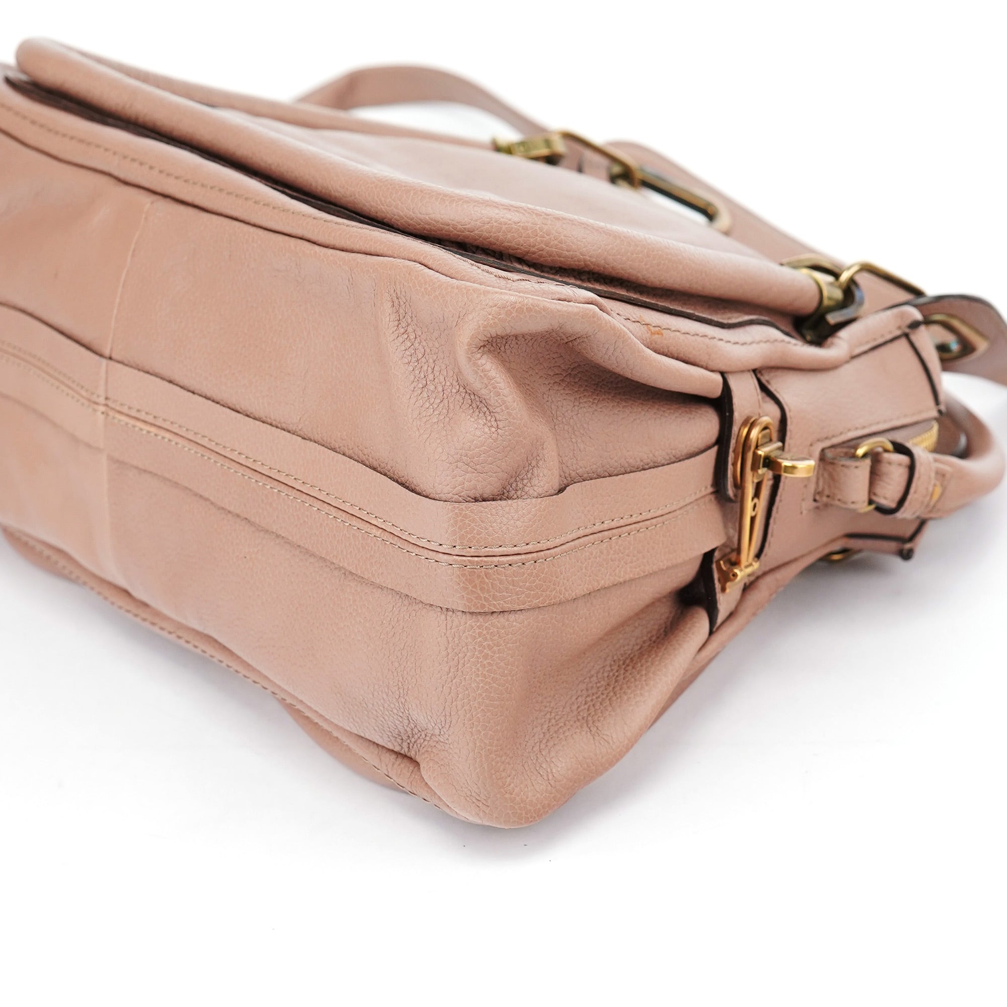 Old Rose Leather Paraty 2-Way Shoulder Bag
