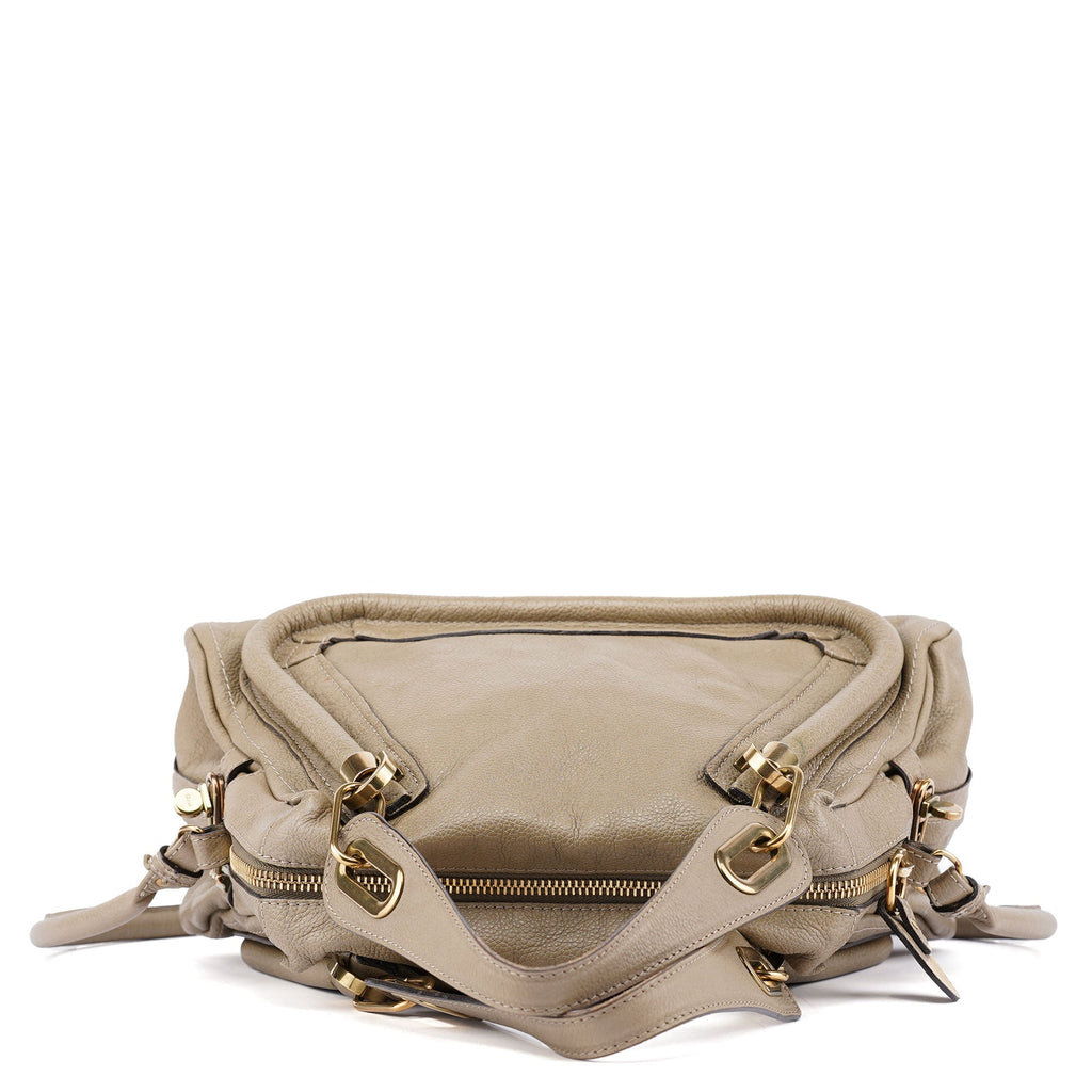Olive Green Leather Paraty 2-Way Shoulder Bag