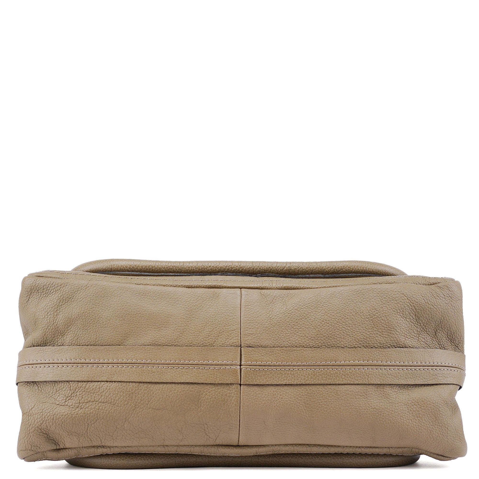 Olive Green Leather Paraty 2-Way Shoulder Bag