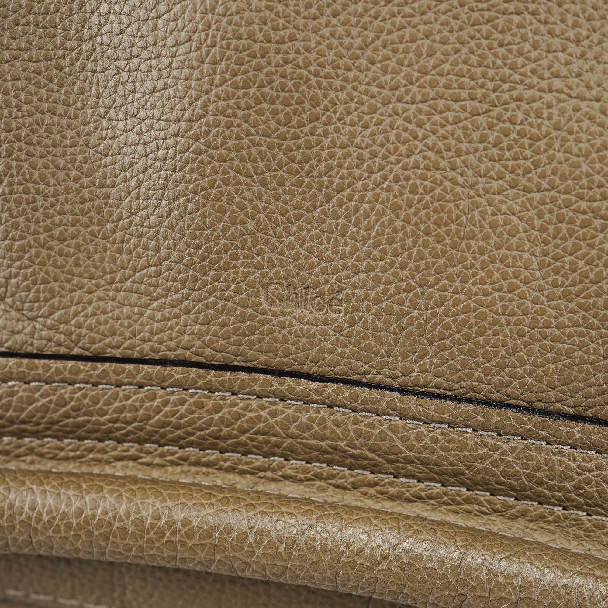 Olive Green Leather Paraty 2-Way Shoulder Bag