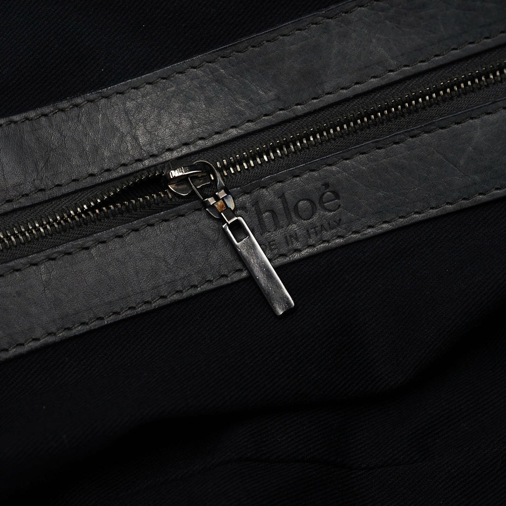 Olive Green Leather Silverado Shoulder Bag