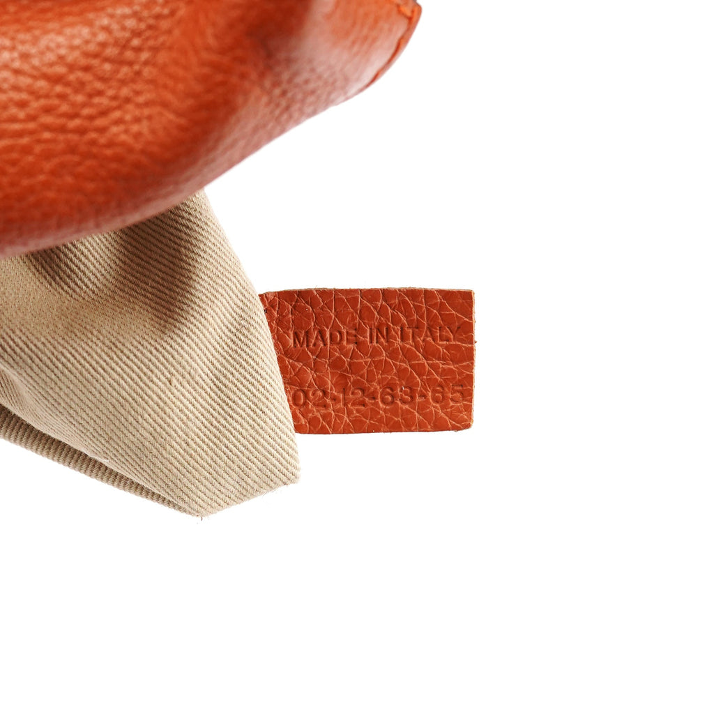 Orange Leather Paraty 2-Way Bag