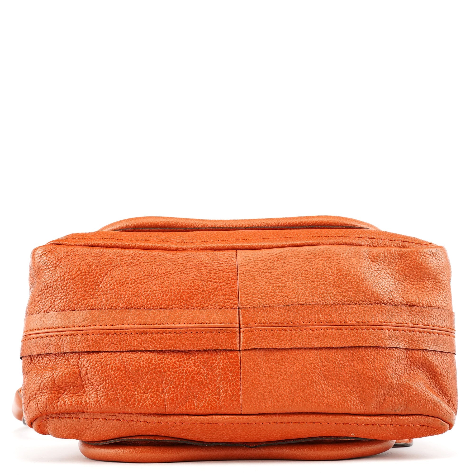 Orange Leather Paraty 2-Way Bag