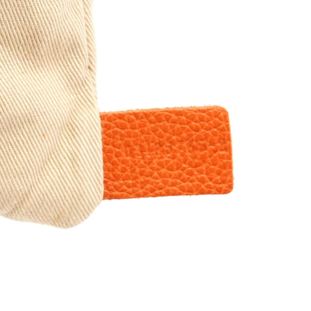 Orange Leather Paraty 2-Way Bag